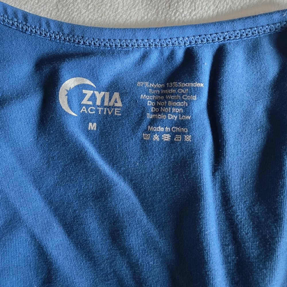 ZYIA Blue Tank Top - Picture 2 of 4